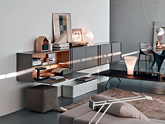 Подвесной деревянный боковой шкаф Pass Word Evolution Molteni & C фабрика Molteni & C.(+VITRA) из Италии