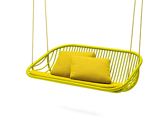 Двухместное кресло-качели из синтетического волокна PAOLA LENTI Swing B65C