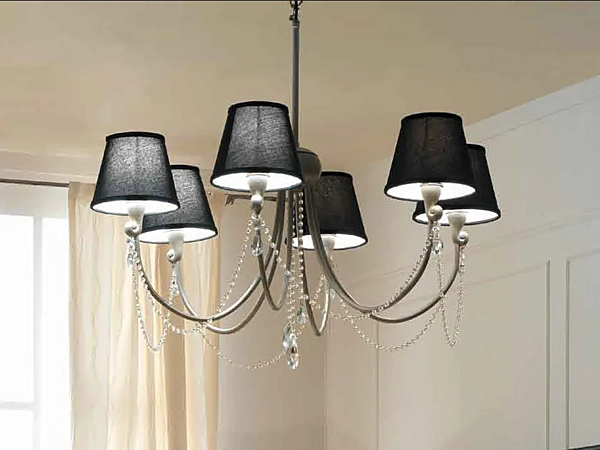 Люстра из стекла CORTEZARI Tiffany 85274 фабрика CORTE ZARI из Италии. Фото №3