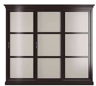 Шкаф из массива дерева с отделкой из металла DECORA ( LCI STILE) GA001. GA002 фабрика DECORA ( LCI STILE) из Италии