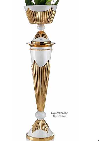 Ваза LORENZON Gem L.986-987/C/BO фабрика LORENZON (F.LLI LORENZON) из Италии