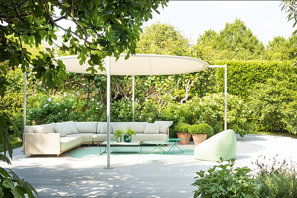 Секционный диван с мягкой спинкой из ткани PAOLA LENTI Harbour B178BS+B178DA+B178BD фабрика PAOLA LENTI из Италии. Фото №6