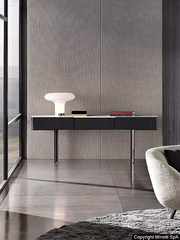 Тумба MINOTTI Lou "Sideboard" Christophe Delcourt фабрика Minotti из Италии. Фото №11
