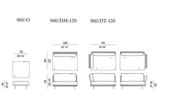 Угловой секционный садовый диван из ткани POTOCCO  Soul 960/D фабрика POTOCCO из Италии. Фото №8