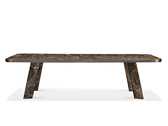 Прямоугольный стол из темного мрамора Dark Emperador GHIDINI1961 NATIVE SG103--106