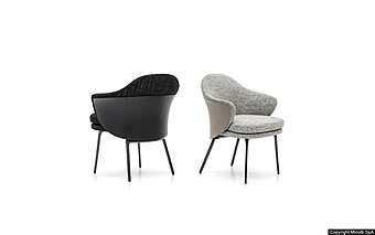 Стул MINOTTI Angie "Dining" фабрика Minotti из Италии