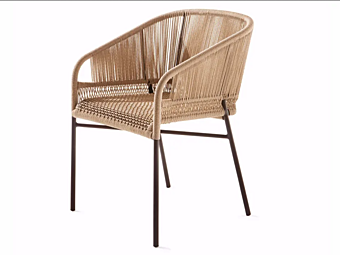 Кресло с подлокотниками из порошкоуложенного алюминия VARASCHIN  Cricket 2989, 2989L фабрика VARASCHIN из Италии