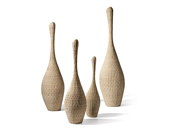 Напольная лампа из плетеного ротанга Bolla Gervasoni S M L XL фабрика Gervasoni из Италии