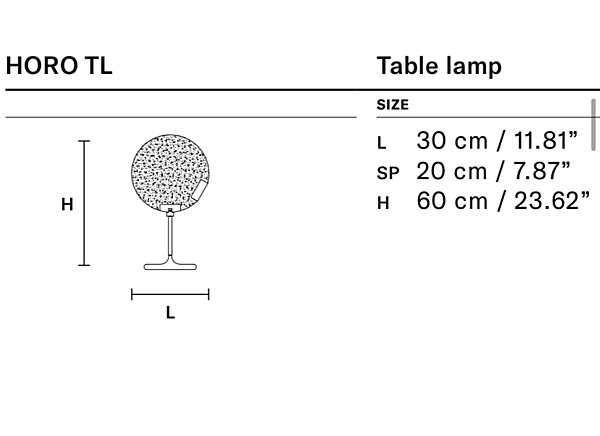 Настольная лампа MASIERO (EMME PI LIGHT) Horo TL фабрика MASIERO (EMME PI LIGHT) из Италии. Фото №2
