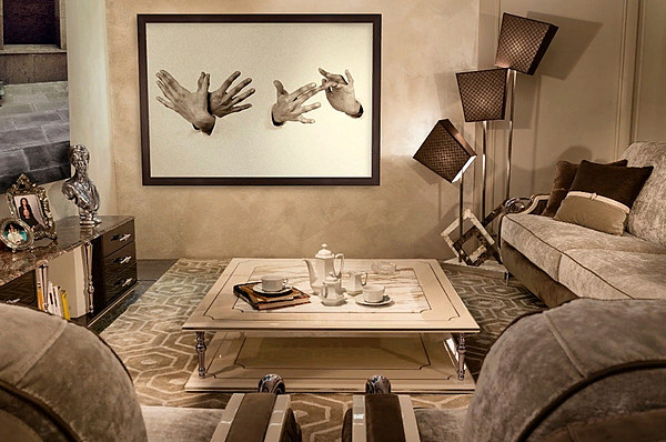 Столик MANTELLASSI "COSMOPOLITAN" J'adore Lalique фабрика MANTELLASSI из Италии. Фото №4
