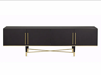 Деревянный боковой шкаф с дверцами Gallotti&Radice Tama фабрика Gallotti & Radice из Италии