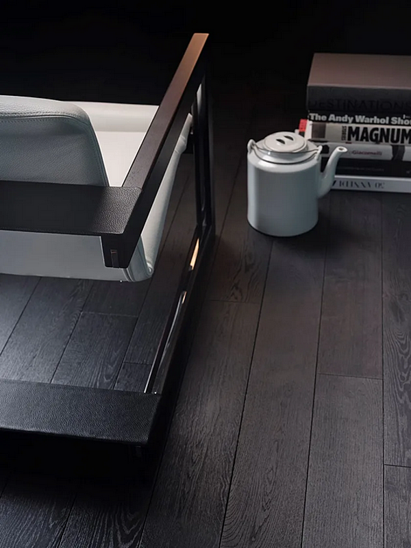 Кресло с деревянной рамой и кожаным сиденьем Mussi Palco фабрика MUSSI из Италии. Фото №5