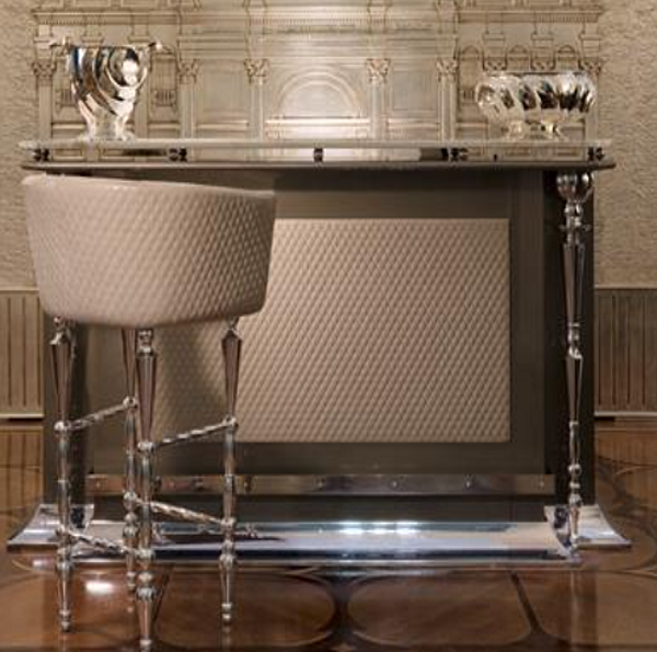 Барный стул MANTELLASSI "COSMOPOLITAN" J'adore Lalique фабрика MANTELLASSI из Италии. Фото №2