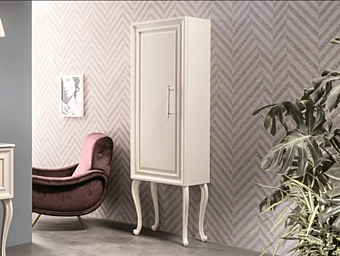 Деревянная напольная колонка для ванной с дверцами Gaia Mobili Autoritratto фабрика GAIA из Италии