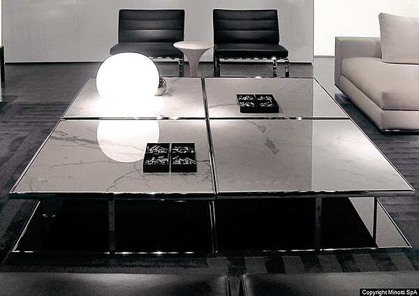 Журнальный стол MINOTTI Huber  фабрика Minotti из Италии. Фото №11