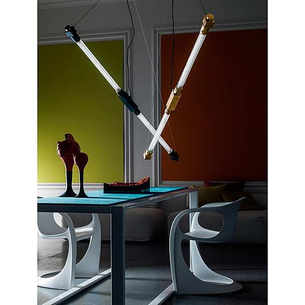 Латунная люстра с черной/оловянной отделкой и граненым Кристаллом ручной работы. SIGMA L2  7241/N фабрика SIGMA L2 из Италии. Фото №3