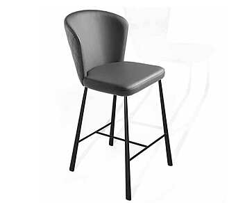 Стул барный из металла и эко-кожи ARREX A516