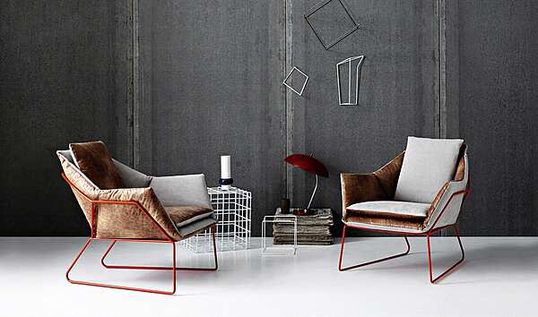 Кресло с мягкой обивкой SABA New York Armchair 2150 фабрика SABA из Италии. Фото №7