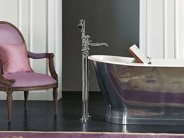 Напольная ванна с ручным душем в антикварном стиле Gentry Home фабрика Gentry Home из Италии. Фото №8