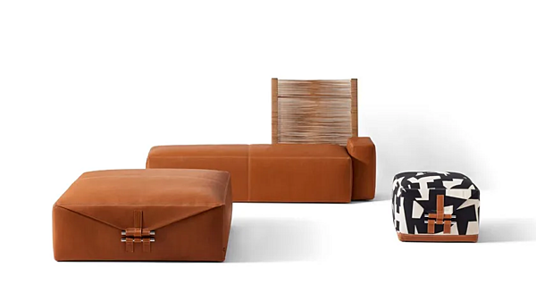 Обитанный пуф El S из ткани CASSINA Somewhere фабрика CASSINA из Италии. Фото №2