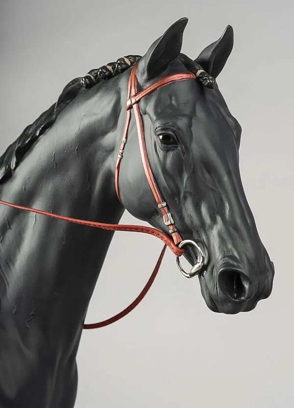 English Purebred Horse Sculpture фабрика LLADRO из Италии. Фото №3