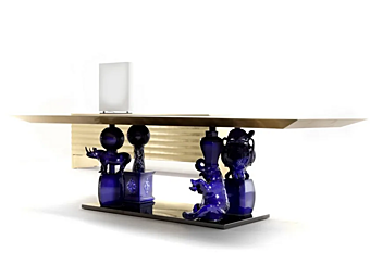 Обеденный стол из массива дерева на керамических ножках ERBA ITALIA Ragion pura