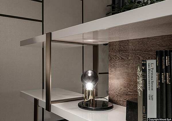 Стеллаж MINOTTI Dalton "Bronze" фабрика Minotti из Италии. Фото №3