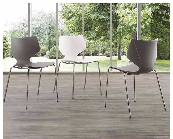 Стул из металла и полипропилена ARREX A06 фабрика ARREX из Италии. Фото №1