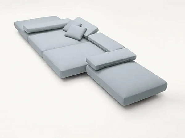 Секционный диван с removable обивкой из ткани PAOLA LENTI Agio B126AA фабрика PAOLA LENTI из Италии. Фото №1