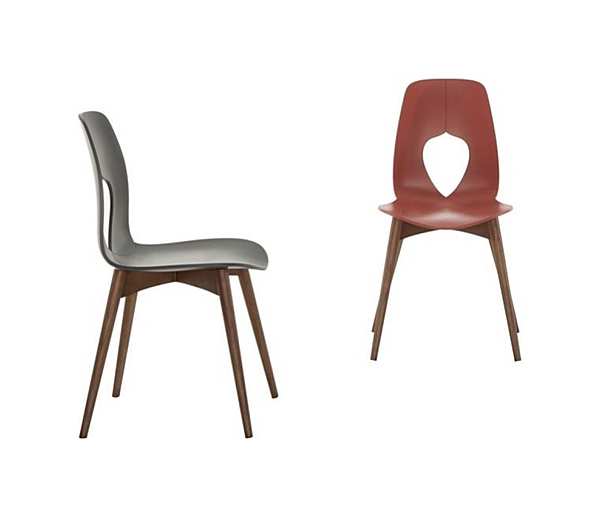 Стул TONIN CASA Modern Collection HOLE WOOD - 7227 фабрика TONIN CASA из Италии. Фото №1