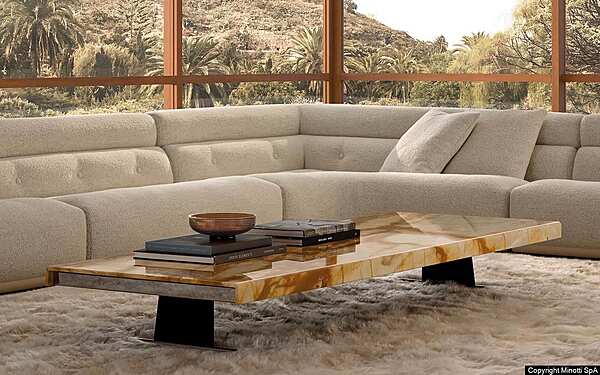 Журнальный стол  MINOTTI Libra Coffee Table  фабрика Minotti из Италии. Фото №6