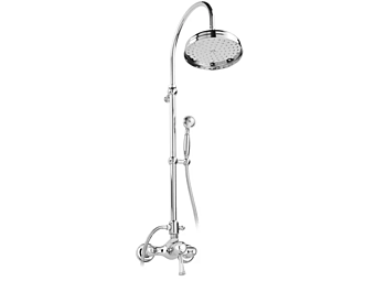 Настенный душевой панель из стали с ручным душем ASTON Gaia Mobili фабрика GAIA из Италии