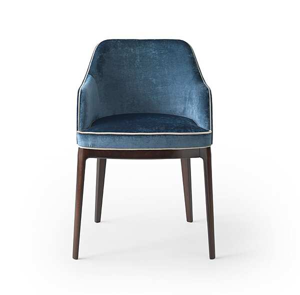 Кресло из массива дерева с мягкой обивкой DECORA ( LCI STILE) MN36L фабрика DECORA ( LCI STILE) из Италии. Фото №1