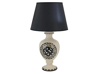 Керамическая настольная лампа Moresco L'Antica Deruta MR/563/L/50