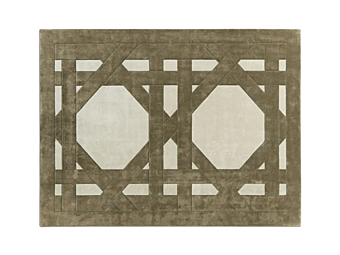 Прямоугольный ковер с геометрическими узорами из шерсти Molteni & C Corba фабрика Molteni & C.(+VITRA) из Италии