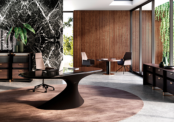Письменный стол DELLA ROVERE Zero D210400 2 фабрика DELLA ROVERE из Италии. Фото №2