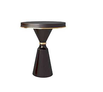 Столик кофейный из массива дерева с отделкой из металла DECORA ( LCI STILE) N0522. N0528 фабрика DECORA ( LCI STILE) из Италии