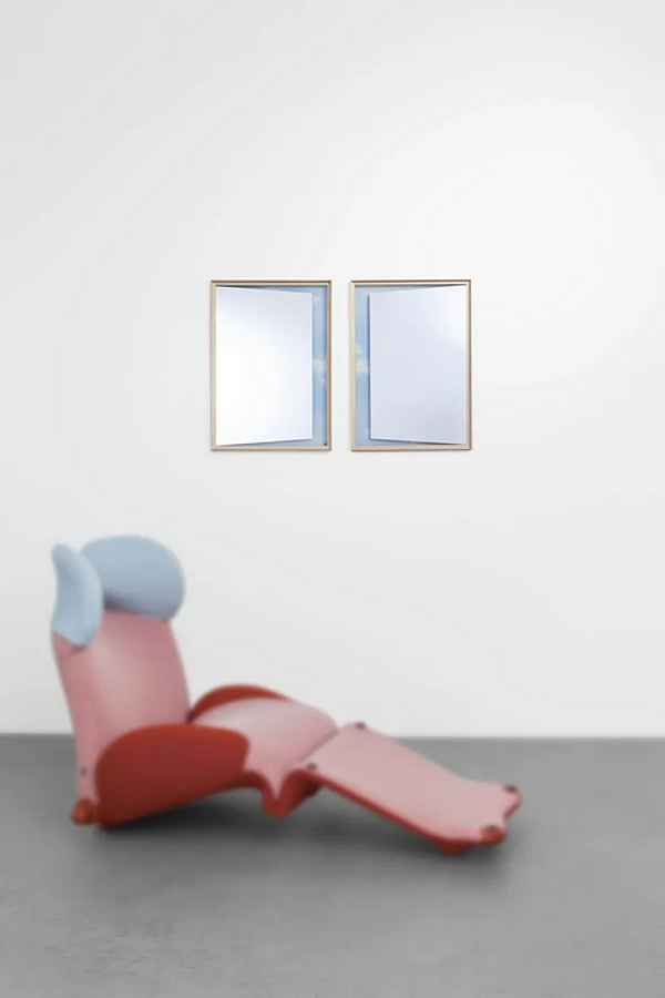 Прямоугольное настенное зеркало в раме CASSINA Deadline Daydream 08306 фабрика CASSINA из Италии. Фото №2