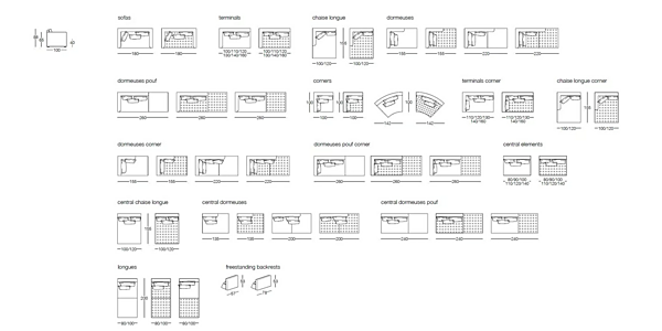 Секционный диван с тканевой обивкой Frigerio Miller 15715 фабрика Frigerio из Италии. Фото №13