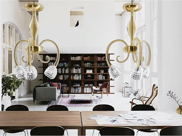 Люстра Barovier&Toso Quadri 5718/12 фабрика Barovier&Toso из Италии. Фото №9