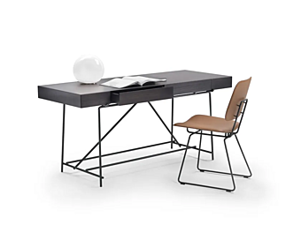 Прямоугольный письменный стол с ящиками из дерева FLEXFORM ANY DAY фабрика FLEXFORM из Италии