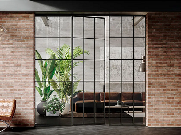 Стеклянная и алюминиевая перегородка BARAUSSE Tip G фабрика BARAUSSE из Италии. Фото №1