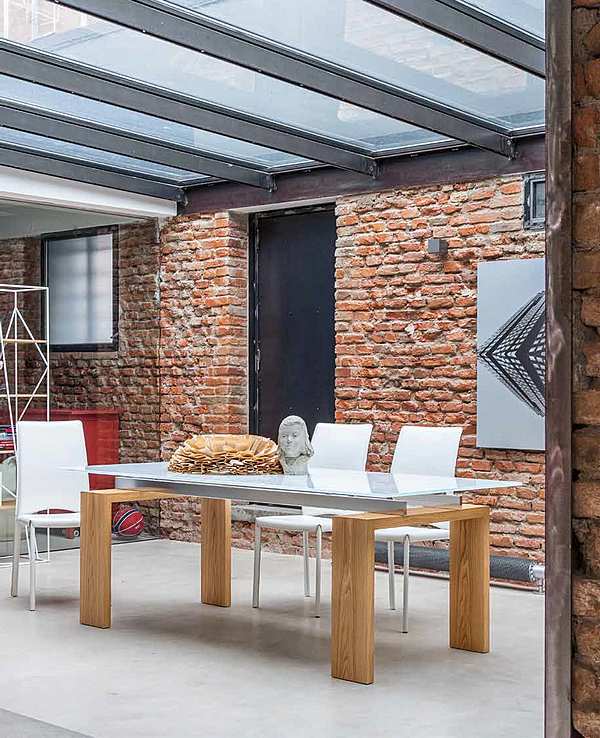 Стол TONIN CASA Modern Collection BROOKLYN - 8000 фабрика TONIN CASA из Италии. Фото №2