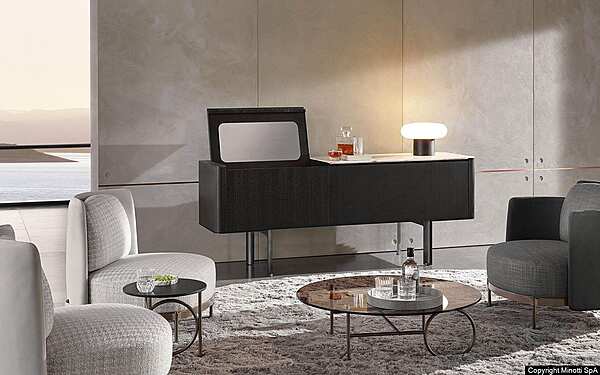 Тумба MINOTTI Lou "Sideboard" Christophe Delcourt фабрика Minotti из Италии. Фото №27