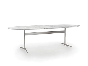  oval marble dining table FLEXFORM Fly фабрика FLEXFORM из Италии
