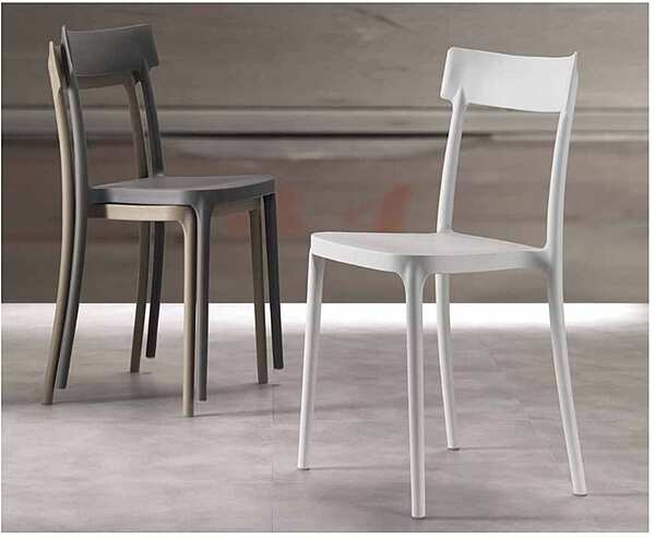 Стул из металла и полипропилена ARREX A077 фабрика ARREX из Италии. Фото №1