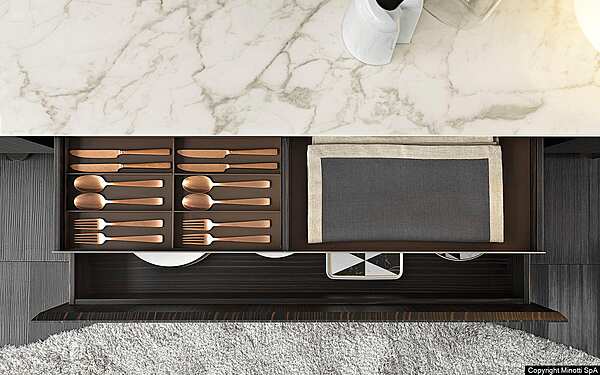 Тумба MINOTTI Lou "Sideboard" Christophe Delcourt фабрика Minotti из Италии. Фото №16