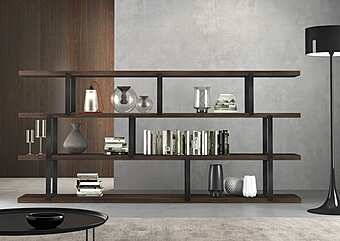 Стеллаж из массива дерева OLIVIERI New York 04 фабрика OLIVIERI из Италии