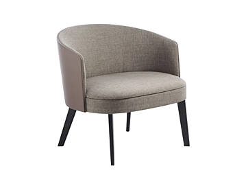 Мягкое кресло с подлокотниками из ткани POTOCCO Lena 903/PL фабрика POTOCCO из Италии