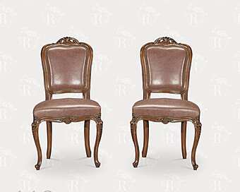 Стул с обивкой из кожи FRATELLI RADICE 710